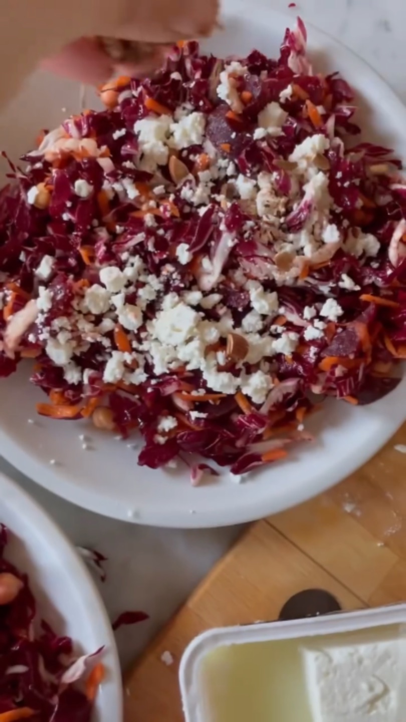 Beet & Radicchio Salad, from the reel
