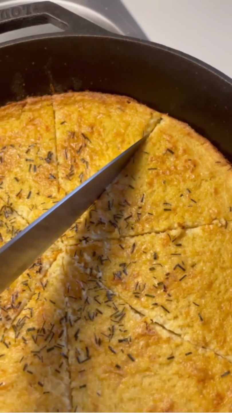 Tuscan Chickpea Flatbread, from the reel